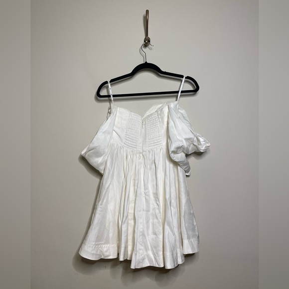 Aje Zorina Sweetheart Mini Dress in Ivory - Picture 7 of 8